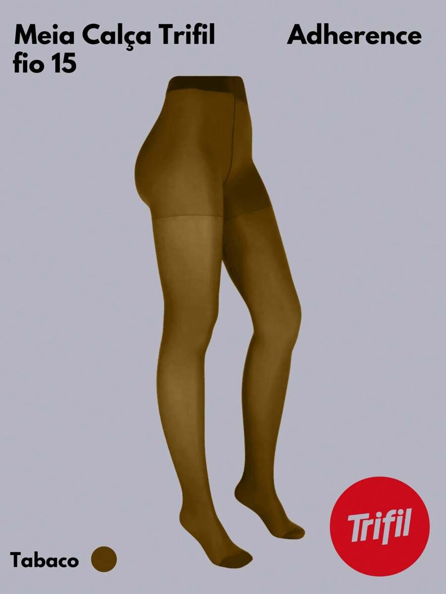 Trifil Adherence 15 Thread High-Rise Tights For Everyday Wear - Mocha Brown - View 1