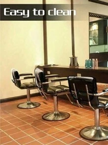 1/3pcs Transparent PVC Salon Hair Dye Chair Protector Cover - Multicolor - View 2