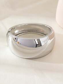 RIINHOO 1pc Vintage Minimalist Asymmetrical Metal Water Drop Snake Cuff Bracelet, Personalized Exaggerated Simplified Geometric Abstract Design Luxury Elegant Bangle, Suitable For Women's Daily Commute, Holidays Gift, Friends Gathering And Banquet, Fashion Street Shooting, Runway Accessory