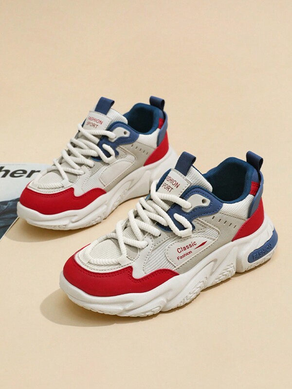 Spring/Summer Low-Top Leather Casual Sneakers, Suitable For Teenagers And Running