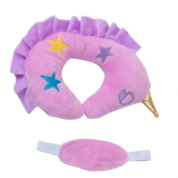 18 英寸美国女孩娃娃配件：眼罩和 U 形枕头 - 紫色 - 查看 10