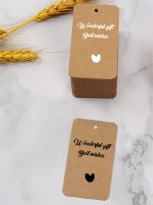 8/16/24 Stücke Valentinstag Anhänger Valentinstag Papieretikett mit Bindfaden, Valentinstag Thema Anhänger, Party Gastgeschenk Tüte Geschenkverpackungs-Zubehör