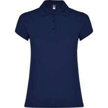 Roly Womens/Ladies Star Polo Shirt (Navy Blue) - 200gsm 100% Cotton - 藍色 - 查看 1