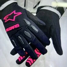 Alpinestars 骑行自行车手套男女 MTB ATV BMX 越野摩托车手套山地自行车单车越野摩托车赛车手套 - 玫紅色 - 查看 11