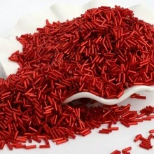 20g/50g/100g 时尚多彩夜光玻璃管珠，DIY 珠宝制作用品，适用于手链、项链、服装装饰、手工艺品 - 2X6玻璃管珠 - 查看 20