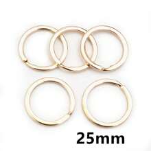 20Pcs 25-30mm Metal Key Ring Laveros Clasp Findings Key Chain Split Ring DIY Jewelry Making Accessories Findings - Split Ring - View 16
