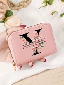 Burgundrote Tasche Charlie Rotwein Roter Umschlag Modische und hochwertige Kartenetui Tasche Leicht zu tragen Münztasche mit mehreren Fächern Reißverschluss Multi-Slot Einfache Kreditkartenfächer Multifunktions Damenbrieftasche Kartentasche Mini Geldbörse Geldbeutel Kartenetui