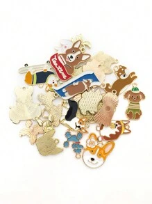 5/10/20 pièces Accessoire de pendentif de chien DIY Pendentif de bracelet en alliage