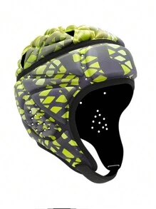 1 件高强度橄榄球头盔，耐冲击，可调节尺寸，适合美式和英式橄榄球