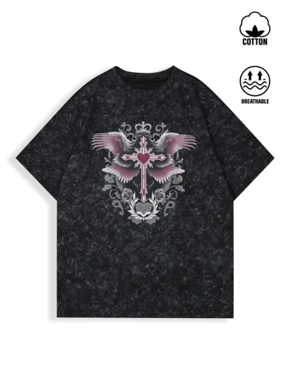 Trashy Y2k Grunge Mcbling Thermal 2000s Cyber Y2k T-Shirt | SHEIN USA