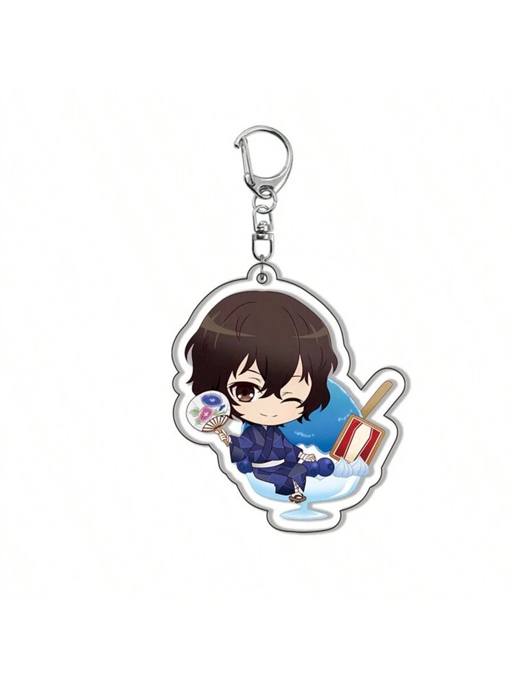 Anime GOODS Anime Acrylic Keychain -Atsushi Nakajima Osamu Dazai