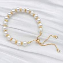 3pcs Brass 18K Gold Plated Adjustable Box Chains Rubber Slider Beads Bracelets Extender Connectors Adjustable Bracelet With Rhinestones Ends Extender Bracelet Chains For Woman Jewelry Making Accessories