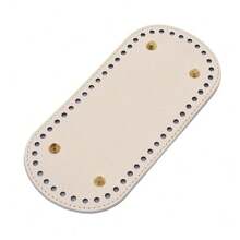 22x10cm長款下裝適用於針織包PU皮革包下裝手工有孔DIY鉤針編織袋下裝配件1入組 - 米色 - 查看 7