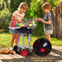 Kitchen Toy Set, Toy BBQ Grill Set, Cooking Toy Set, Little Chef Play, Kids Grill Playset Interactive BBQ Toy Set For Kids, Christmas Birthday Gift For Boys Girls 3-5 6-8 8-12 Kids 25PCS - Children's Barbecue Set - View 5
