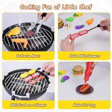 Kitchen Toy Set, Toy BBQ Grill Set, Cooking Toy Set, Little Chef Play, Kids Grill Playset Interactive BBQ Toy Set For Kids, Christmas Birthday Gift For Boys Girls 3-5 6-8 8-12 Kids 25PCS - Children's Barbecue Set - View 6