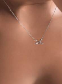 FOREVER QUEEN S925纯银项链十二星座系列项链女星座吊坠锁骨链生日礼物送女生精致项链银项链时尚女士吊坠项链首饰礼物女