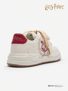 Balabala 儿童可爱蝴蝶结魔术贴运动鞋，时尚春秋季舒适跑步鞋，适合女孩和男孩 - 紅色 - 查看 5