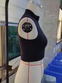 Sewing Yoga Sports Underwear - Black - View 7