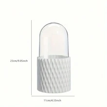 360 ° Rotating Makeup Brush Storage Rack - Plastic Makeup Organizer, Smooth Surface - No Installation Required Desktop Storage Container, Suitable For Brushes, Lipstick, Eyebrow Pencil - Multi Functional 5-Grid Pen And Makeup Display Box, With Special 360 ° Rotation Function - Multicolor - View 5