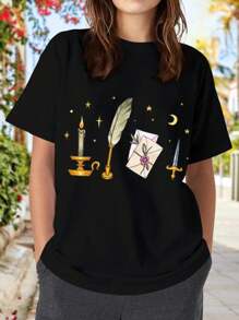 Dark Academia Letter Writing Aesthetic For Women's Women T-Women's Shirt