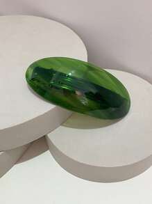 6pcs/3pcs/1pc Ins Hot Selling Fashion 8.5CM Oval Hairpins Retro Marbling Acetic Acid Spring Clip Hair Accessories For Woman Girls