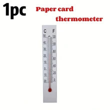 Thermomètre extérieur, thermomètre intérieur, thermomètre sur carte en papier, thermomètre sur carte, 8,5 * 1,5 CM