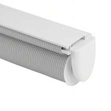 Roll Zebra Blackout Curtain Blinds Shade Easy Fit Home Office Window, Rope Attached, 210*50~110cm,Full Open/Half Open/Close - Grey - View 4