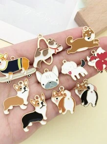 5/10/20 pièces Accessoire de pendentif de chien DIY Pendentif de bracelet en alliage