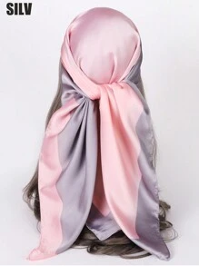 1pc Women's Classic And Versatile Scarf, Can Be Wear As Headscarf, Face Towel, Hair Wrap, Shawl, Fashion Accessories Bandana,Hair Band,Head Band Ideal For Dressing Up Your Look - Black and White - View 13