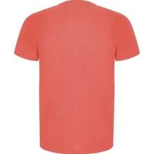 Roly Heren Imola korte mouwen sport T-shirt actieve kleding (fluorescerend koraal)