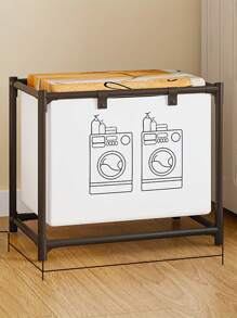 1 件单层/双层脏衣服篮收纳架，浴室储物整理架 - 彩色 - 查看 3