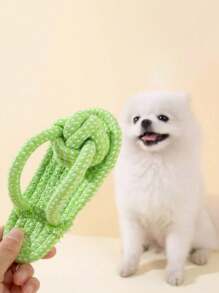 5 件耐咬狗咀嚼玩具，用于清洁牙齿和缓解焦虑的绳球 - 互动牙科绳结，适合小型/中型犬的训练玩具，小狗咀嚼礼物（宠物咀嚼棒，宠物牙齿健康） - 彩色 - 查看 3