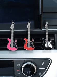 1pc/3pcs/6pcs Car Air Vent Decorations, Fashionable Creative Music Guitar Decor, Car Air Freshener Holder (Fragrance Not Included)