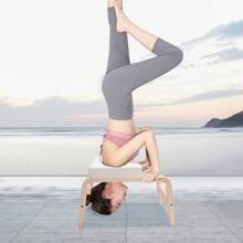 kangten 440.92lbs Yoga Headstand Bench Exercise Inversion Stool Workbench Upside Down Chair - White - View 4