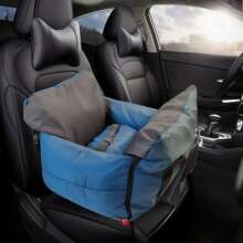 HAZOOWILL Portable Dog Car Seat, Removable Oxford Cloth Travel Nest, Handheld Shoulder Carry Pet Carrier Bed, Soft & Comfortable Puppy Booster Seat For Front Passenger - Multicolor - View 10