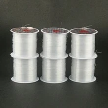1 件装 0.2-0.6 毫米串珠鱼线透明无弹力尼龙串珠线适用于珠宝制作项链用品 - 線 - 查看 10