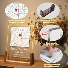 情人节个性化装饰：为情侣特殊时刻准备的有意义的礼物，为情侣各种特殊时刻、周年纪念日、生日或只是一个庆祝他们爱情的随机日子准备的一份很棒的礼物。独特的夜灯。 - 均碼 - 查看 4