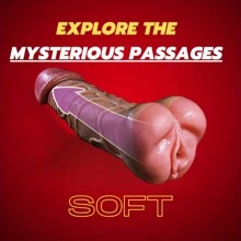 2 In 1 Realistic Masturbation Pocket Pussy Masturbators Adult Sex Toy With 3D Textured, Soft Lifelike Penis Clitoris Vaginal G-Spot Penis For Male Women