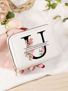 Burgundrote Tasche Charlie Rotwein Roter Umschlag Modische und hochwertige Kartenetui Tasche Leicht zu tragen Münztasche mit mehreren Fächern Reißverschluss Multi-Slot Einfache Kreditkartenfächer Multifunktions Damenbrieftasche Kartentasche Mini Geldbörse Geldbeutel Kartenetui