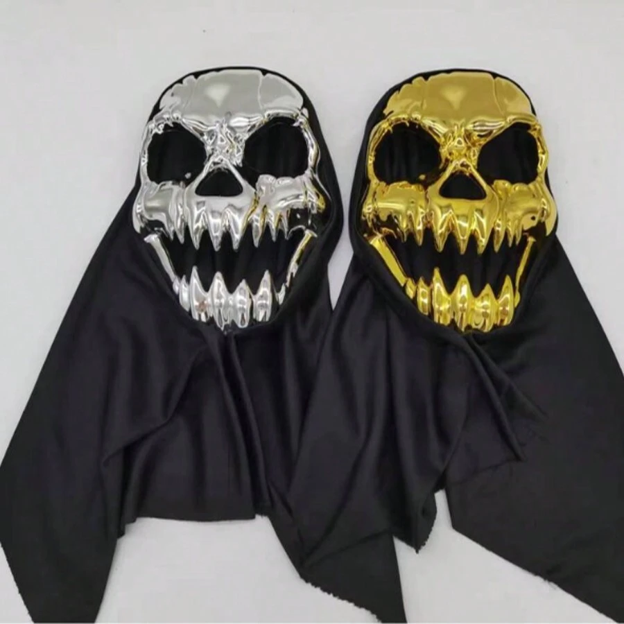 Máscara de calavera de Halloween - WS121-ORO - Ver 1