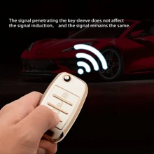 1个软TPU汽车钥匙扣保护套,钥匙收纳袋。本产品仅适用于可插入启动车辆的车钥匙。完全兼容起亚K3、RIO、CEED、SPORTAGE、SORENTO、NIRO、K3、Carens、Cadenza、Carnival、Optima、KX3、KX5、KX7、Smart Runner、Sorento等车型。四键钥匙扣保护套,男女通用时尚设计。 - 3按鍵 - 查看 6