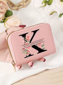 Burgundrote Tasche Charlie Rotwein Roter Umschlag Modische und hochwertige Kartenetui Tasche Leicht zu tragen Münztasche mit mehreren Fächern Reißverschluss Multi-Slot Einfache Kreditkartenfächer Multifunktions Damenbrieftasche Kartentasche Mini Geldbörse Geldbeutel Kartenetui