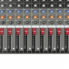 12 Channel Sound Audio Mixer Bluetooth USB DJ Live Studio Mixing Console Amplifi - Black - View 4