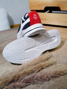 Scarpe da ginnastica stringate da uomo, scarpe da ginnastica resistenti all'usura offrono un supporto eccezionale e una grande durata ad ogni passo - Blu Navy - Visualizzare 5