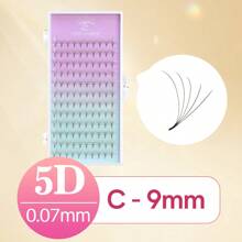 SONG LASHES 4D 5D Sharp Thin Pointy Base Premade Fans Eyelash Extensions Make Up Tool For Salon Beauty C D Curl Lash Clusters, Eyelash Clusters, Individual Eyelashes, Lashes, Fake Lashes - Black - View 19