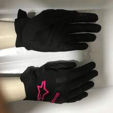 Alpinestars 骑行自行车手套男女 MTB ATV BMX 越野摩托车手套山地自行车单车越野摩托车赛车手套 - 玫紅色 - 查看 8