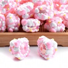 10 hạt màu kem phong cách ngọt ngào dùng làm bút thủ công DIY và đồ trang trí điện thoại/túi xách - Nhiều màu - Xem 16