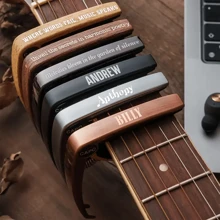 Custom Wooden Guitar Capo For Him,Personalized Guitar Accessories For Fathers Day Gift, Ideas Wood Capo, Music Gift For Guitarist Musician Gifts Birthday Graduation