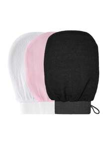 Deep Exfoliating Mitt - 100% Viscose Fiber Scrub Glove For Cleaning Skin And Sloughing Off Dead Skin And Dirt, Bath And Body Works, Shower, Living Room Home Bedroom Bathroom House Decor, Travel Stuff, Wedding, Party, Birthday