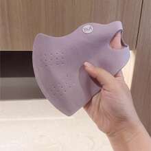 1pc Collagen Anti-Dust Warm Breathable Simple Solid Color Face Mask, Windproof Cycling Mask, Moisturizing & Nourishing, Suitable For Women & Men, Autumn/Winter